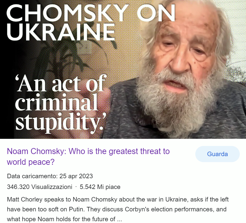 Noam Chomsky manipolazione della democrazia.